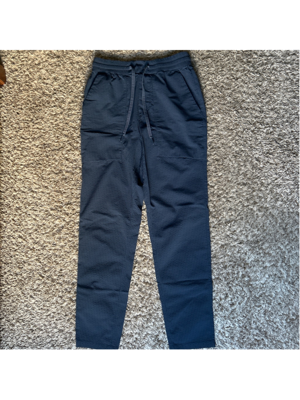 Lululemon Bowline Pant in Seersucker True Navy - Men's Size Small